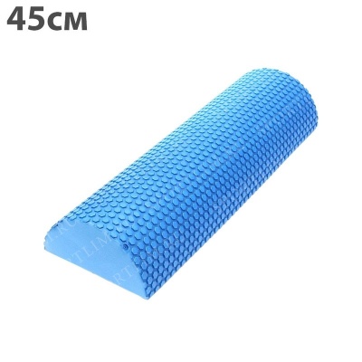 Ролик для йоги полукруг 45x15х7,5cm (синий) материал ЭВА C28847-1
